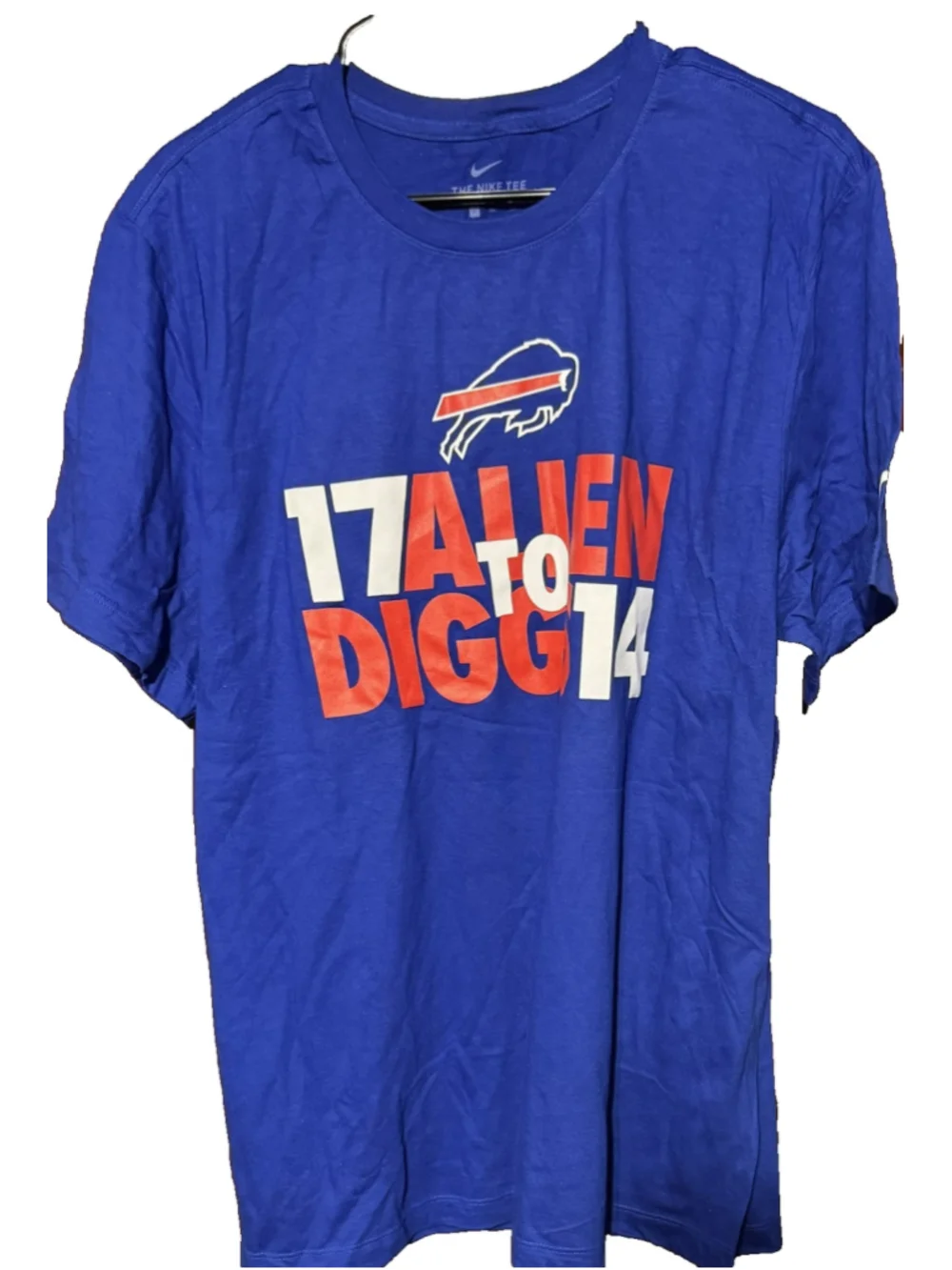 Buffalo Bills Blue Nike Josh Allen T-Shirt Men Size XL NEW WITHOUT TAGS